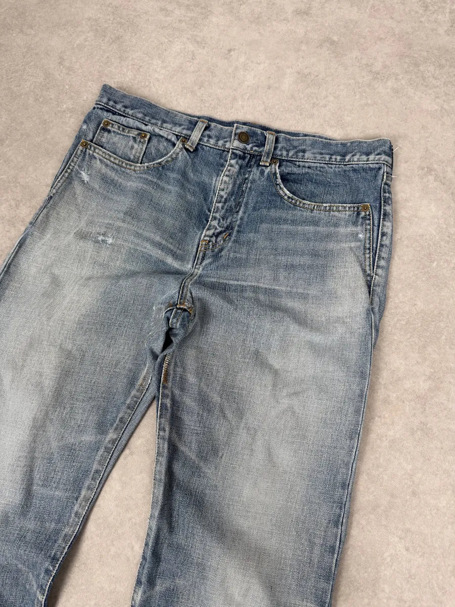 SS2017 Saint Laurent Blue Denim Jeans - Image 11