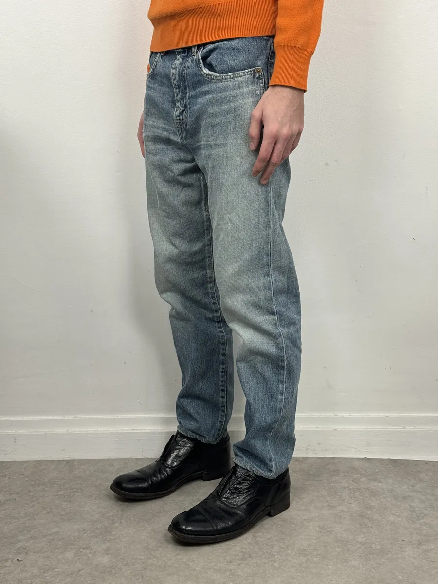 SS2017 Saint Laurent Blue Denim Jeans - Image 2