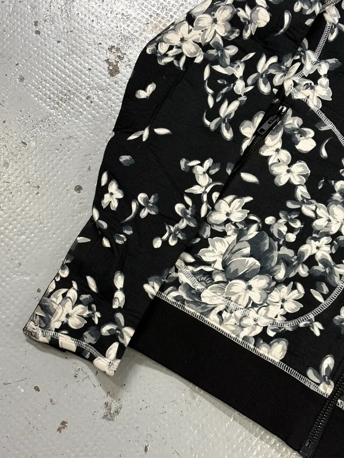 SS2018 Givenchy Sample Black Floral Track Jacket - Image 10