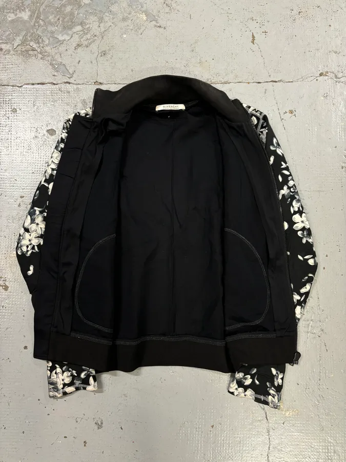 SS2018 Givenchy Sample Black Floral Track Jacket - Image 8