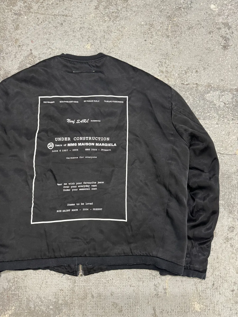 SS2018 Margiela Bomber Brut Under Construction Cropped Jacket - Image 15
