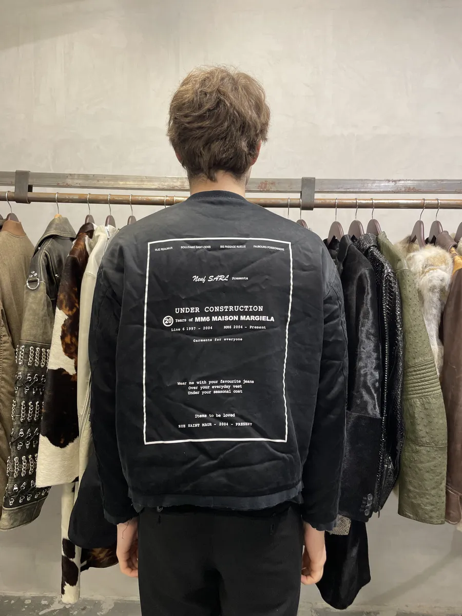 SS2018 Margiela Bomber Brut Under Construction Cropped Jacket - Image 3