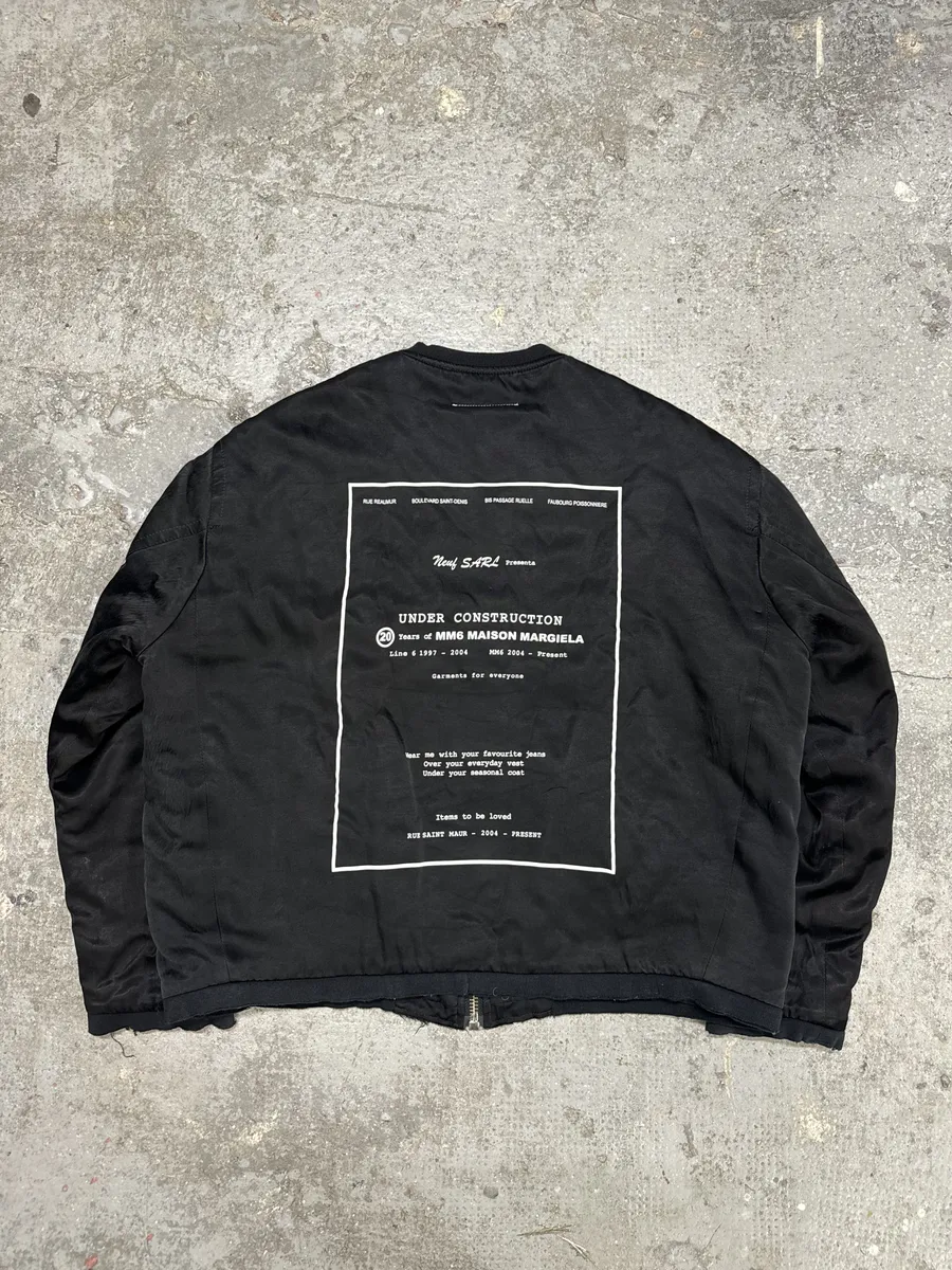 SS2018 Margiela Bomber Brut Under Construction Cropped Jacket - Image 6