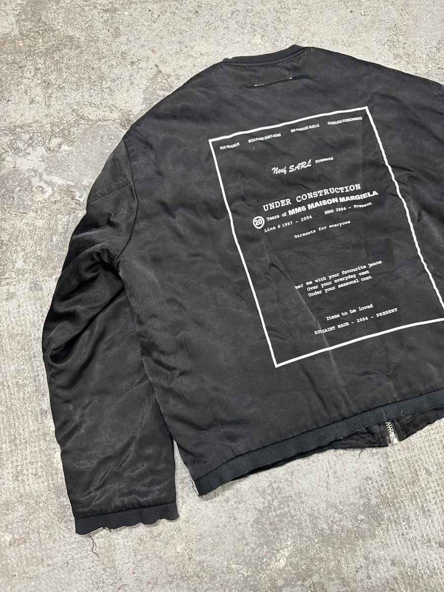 SS2018 Margiela Bomber Brut Under Construction Cropped Jacket - Image 8