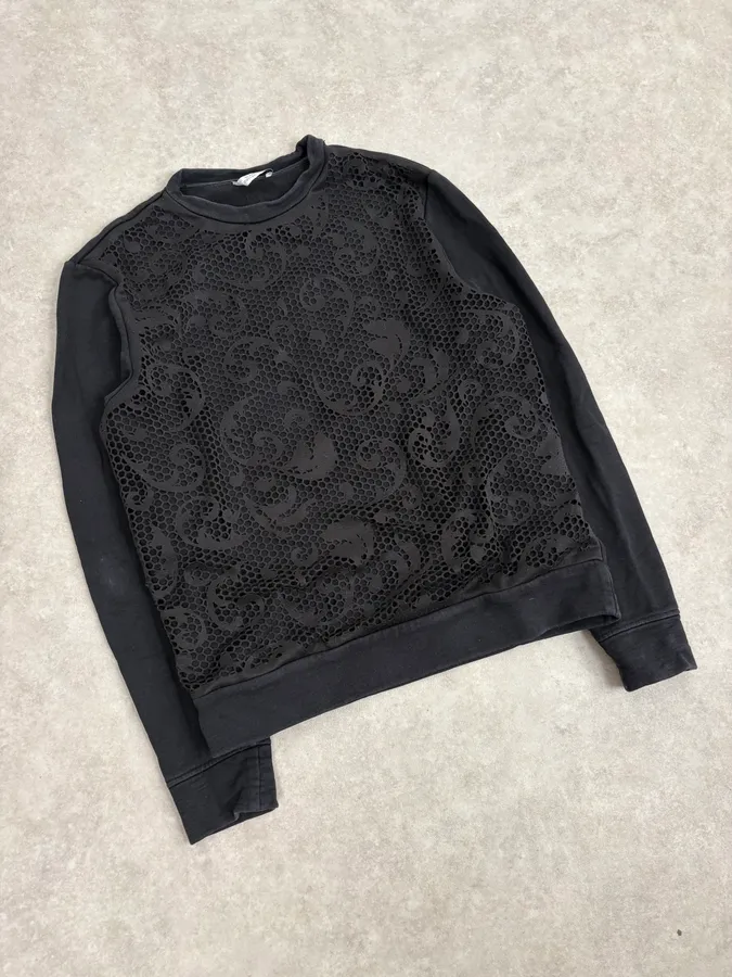 SS2018 Versace Ornament Black Sweater - Image 4