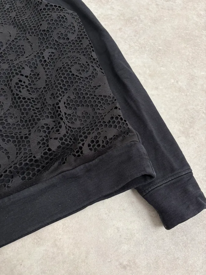 SS2018 Versace Ornament Black Sweater - Image 6