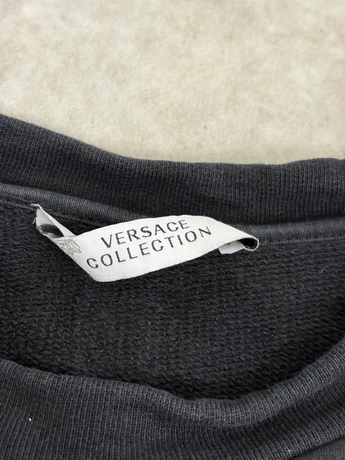 SS2018 Versace Ornament Black Sweater - Image 8