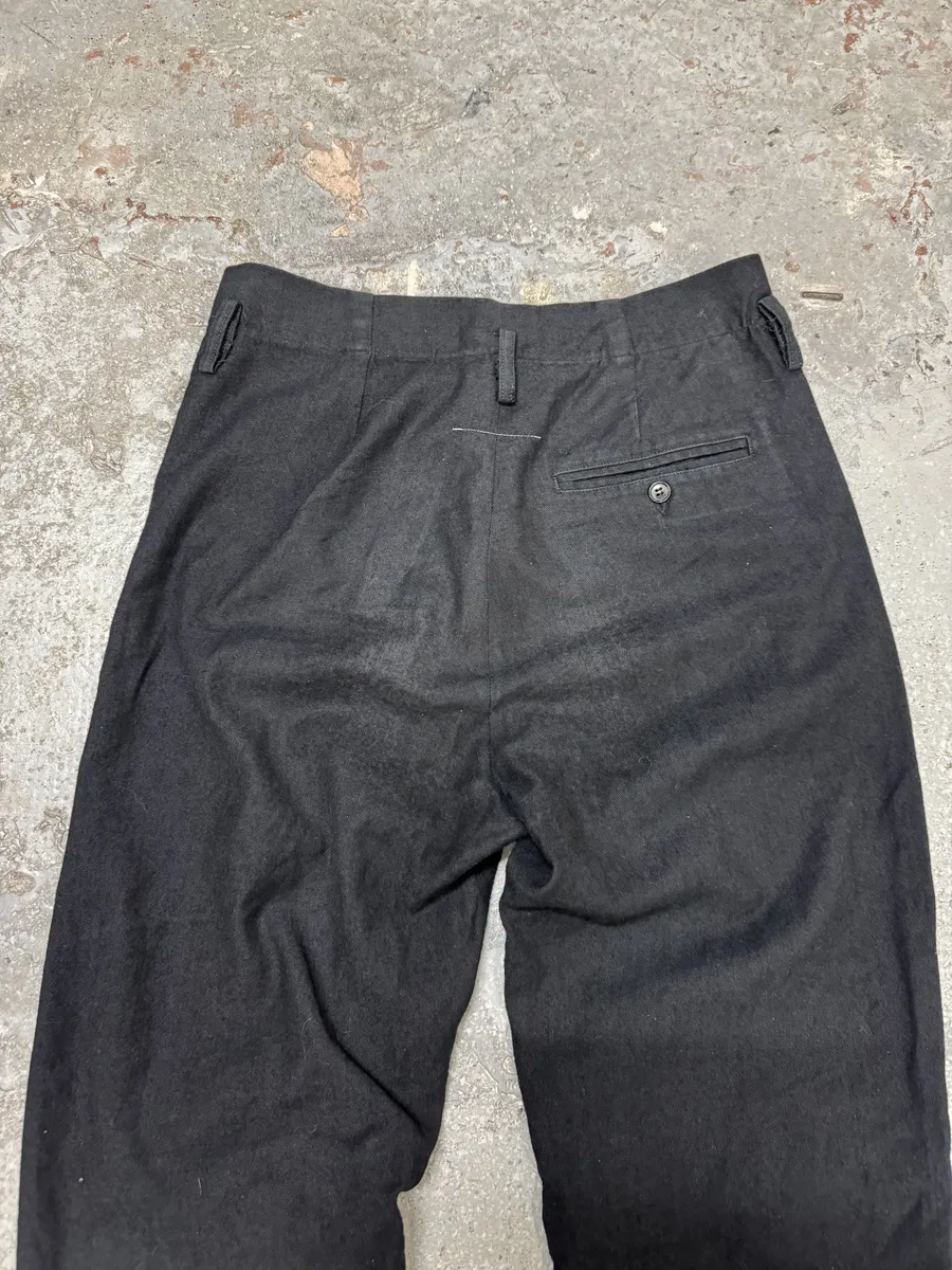 SS2019 Maison Margiela MM6 Black Cozy Pants - Image 4
