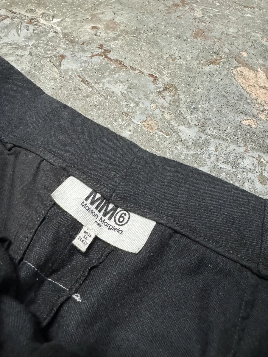 SS2019 Maison Margiela MM6 Black Cozy Pants - Image 7