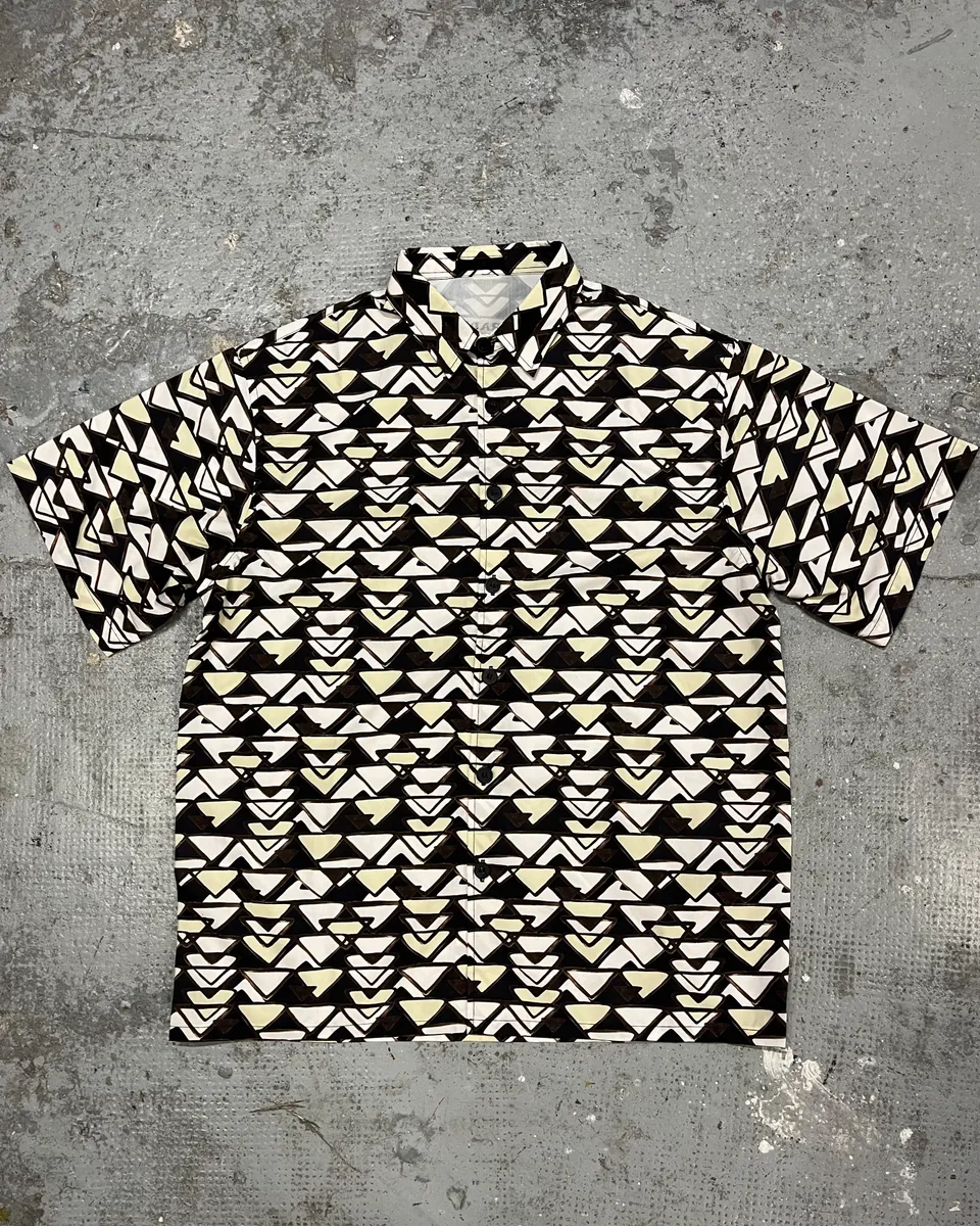 SS2019 Prada Milano Propaganda Short Sleeves Summer Shirt