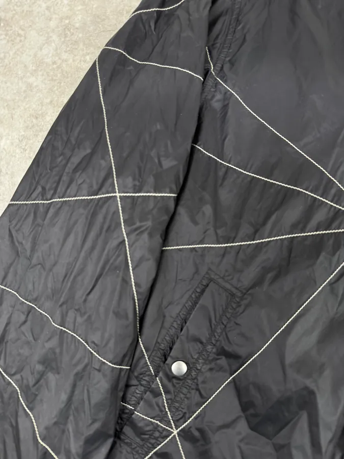 SS2019 Rick Owens Babel Geometrical Flight Black Jacket - Image 8