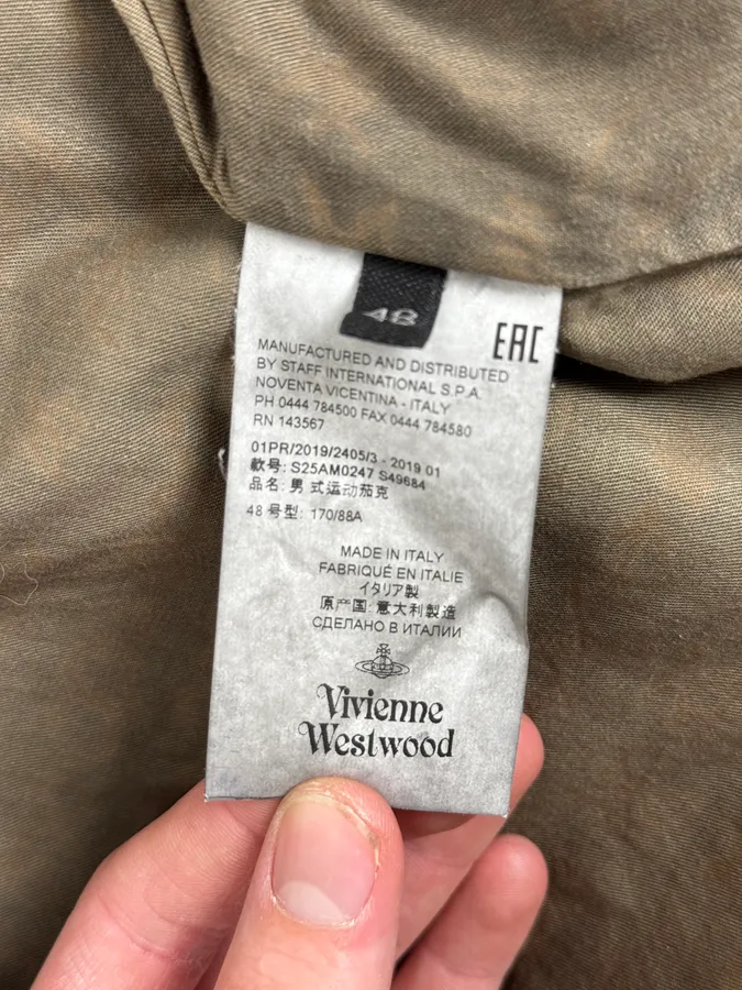 SS2019 Vivienne Westwood Light Green Bomber Jacket - Image 13