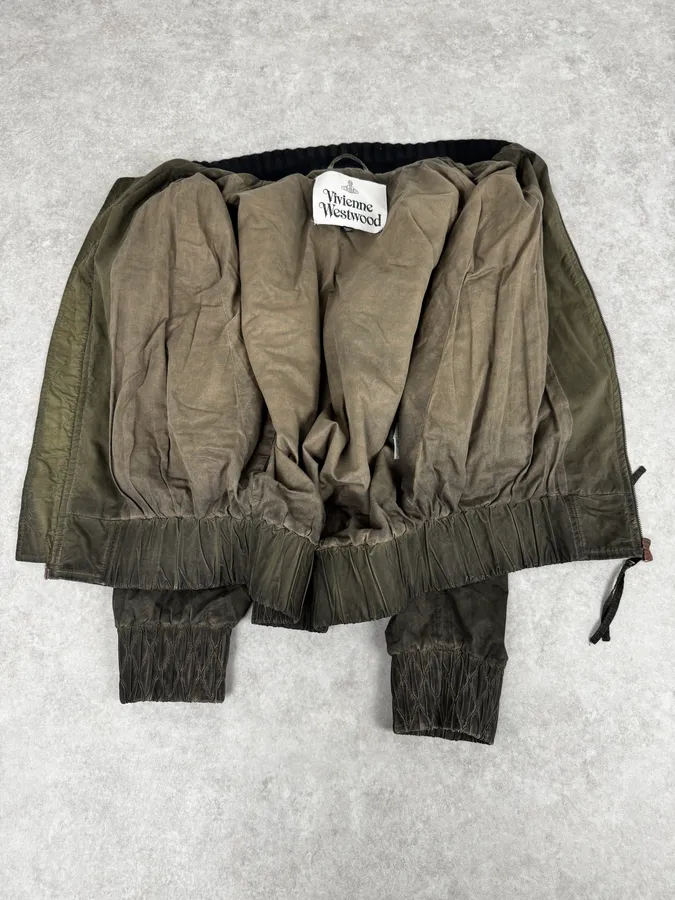 SS2019 Vivienne Westwood Light Green Bomber Jacket - Image 7