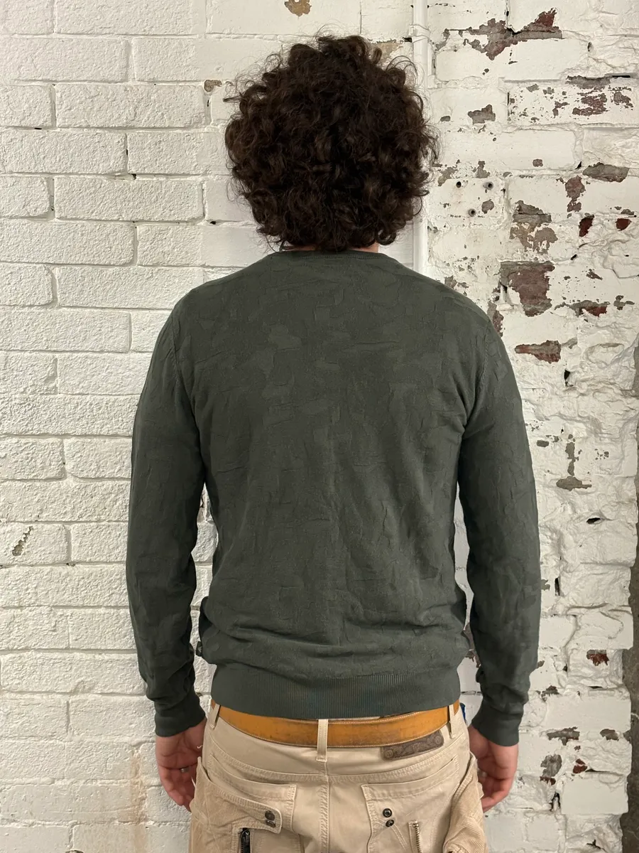 SS2020 Emporio Armani Camo Green Sweater - Image 10