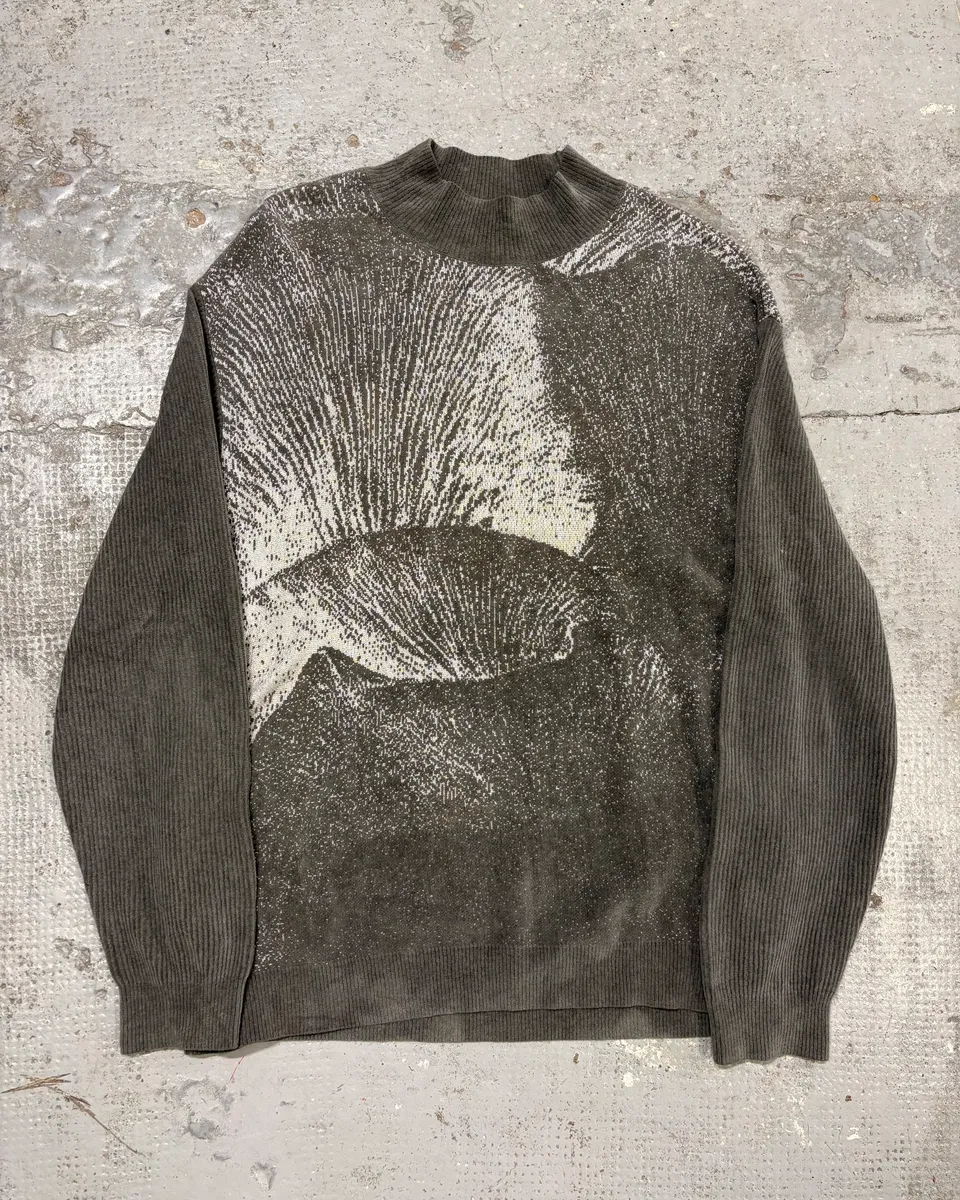 SS2020 Emporio Armani Modern Contrast Grey Sweater