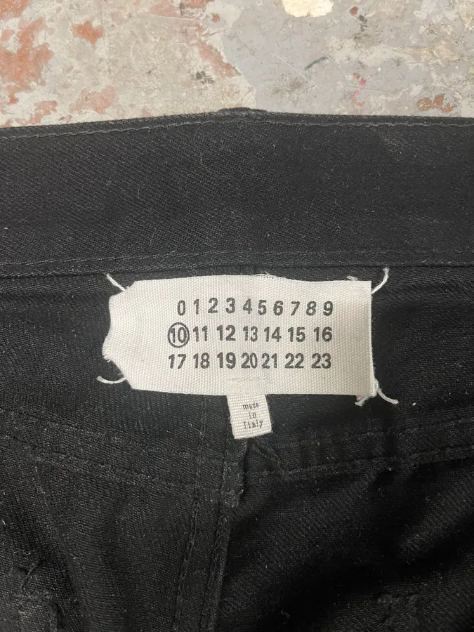 SS2020 Maison Margiela Black Denim Jeans - Image 10