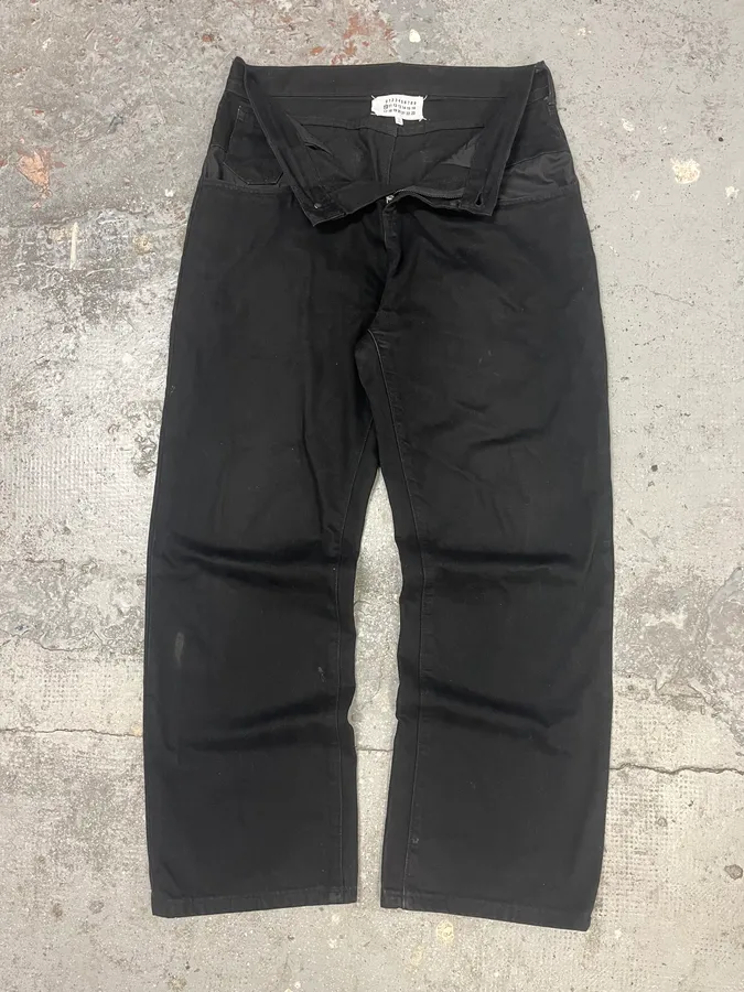 SS2020 Maison Margiela Black Denim Jeans - Image 6