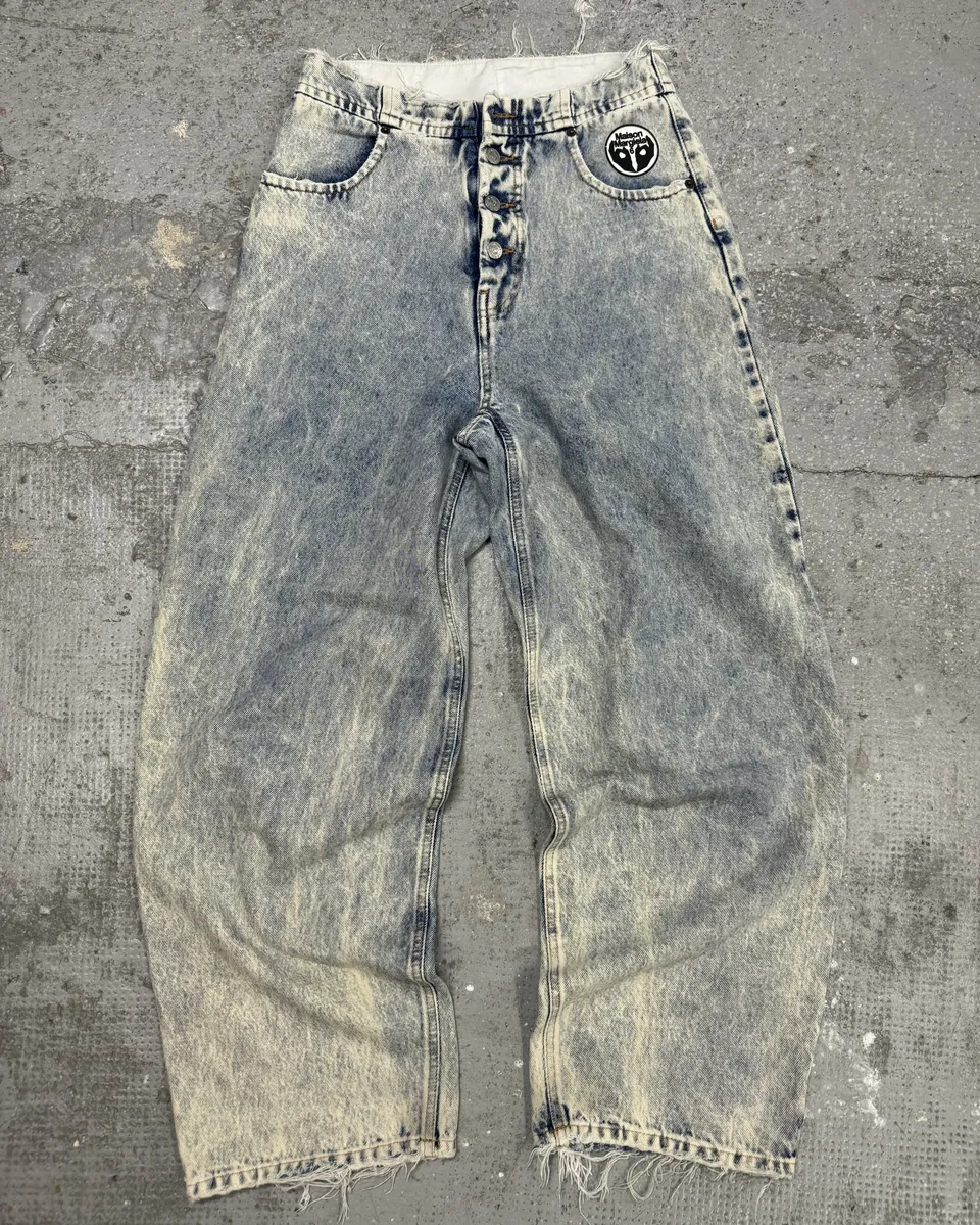 SS2020 Maison Margiela MM6 Large Blue Denim Jeans