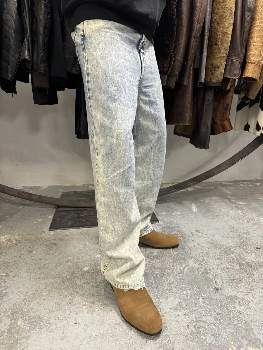 SS2020 Maison Margiela MM6 Large Blue Denim Jeans - Image 2