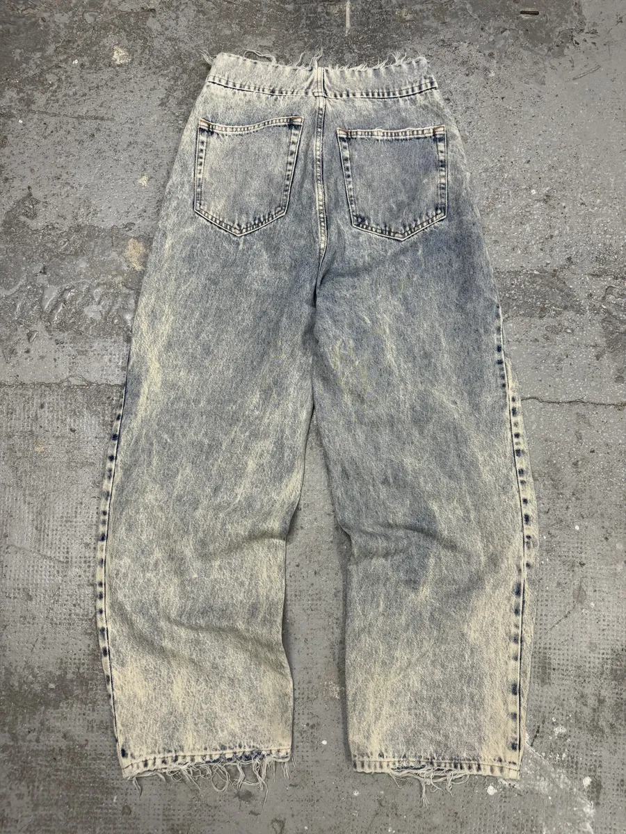 SS2020 Maison Margiela MM6 Large Blue Denim Jeans - Image 5