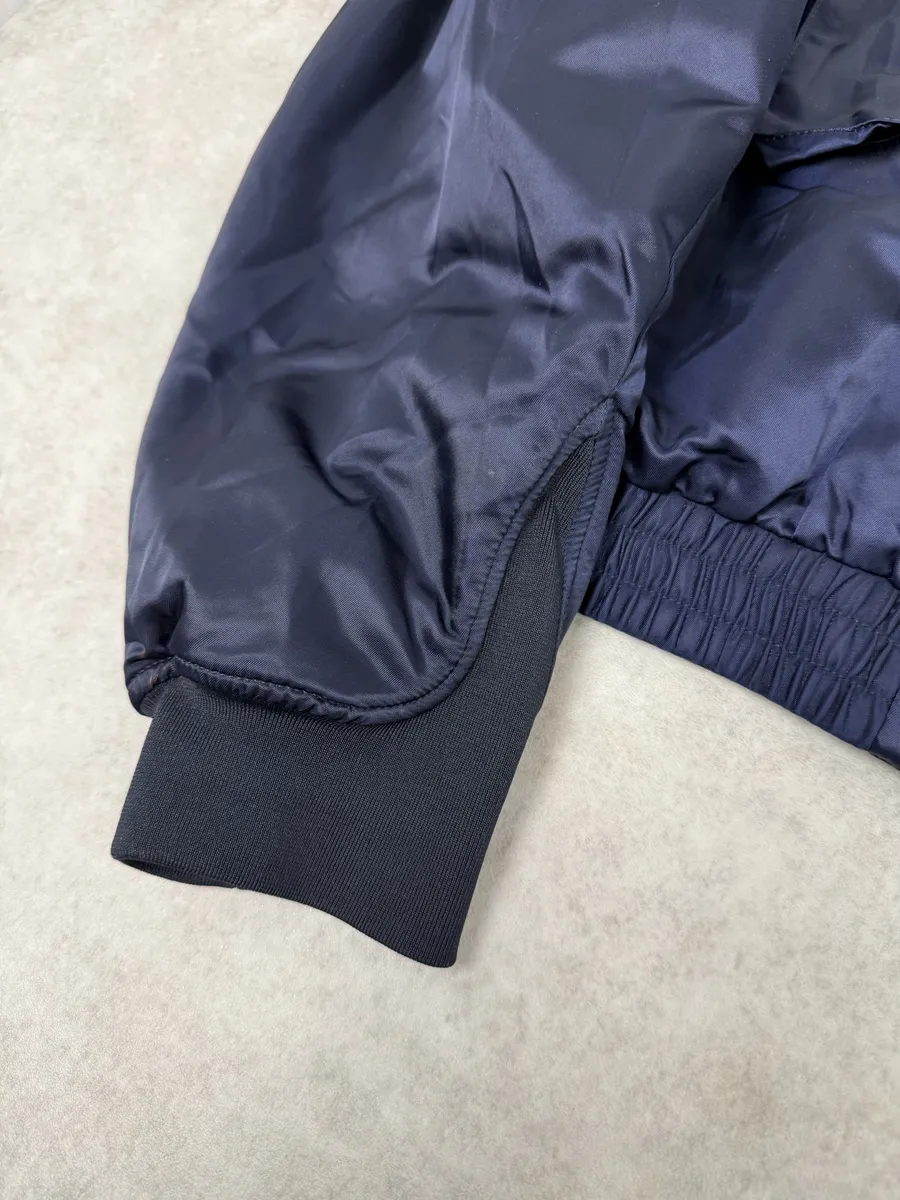 SS2020 Maison Margiela Navy Nylon Bomber Jacket - Image 6