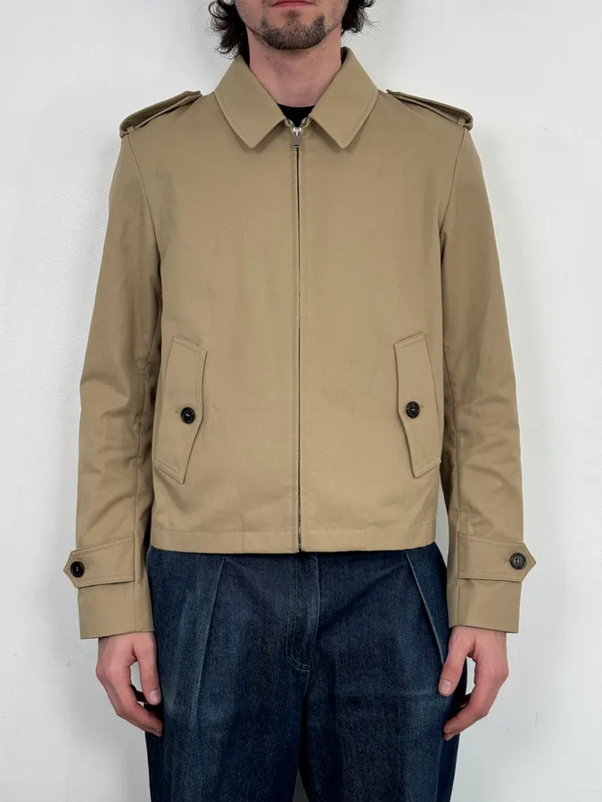 SS2020 Saint Laurent Beige Classy Jacket - Image 2