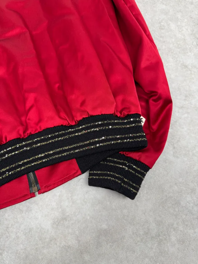 SS2020 Saint Laurent Officer Red & White Jacket - Image 8