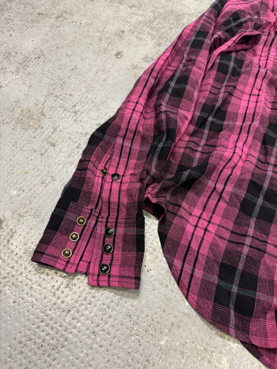 SS2020 Saint Laurent Pink & Black Shirt - Image 11