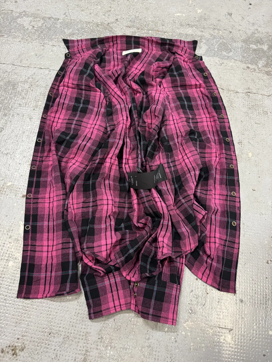 SS2020 Saint Laurent Pink & Black Shirt - Image 6