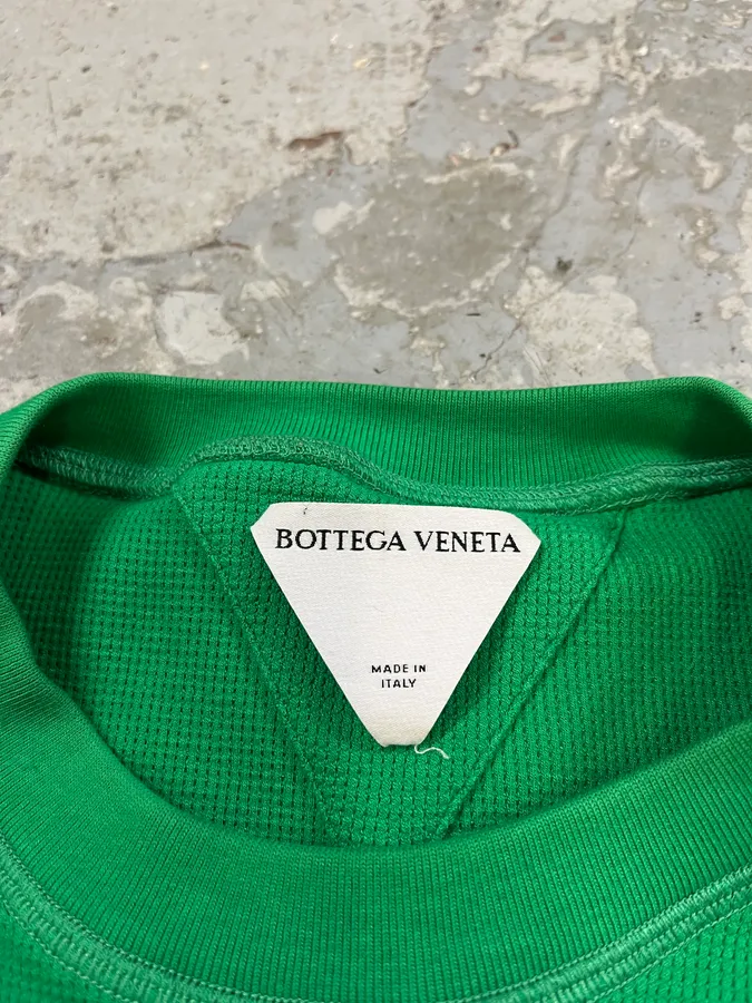 SS2021 Bottega Veneta Green Electric Sweater - Image 10