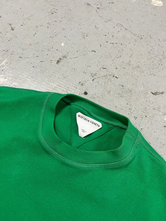 SS2021 Bottega Veneta Green Electric Sweater - Image 5
