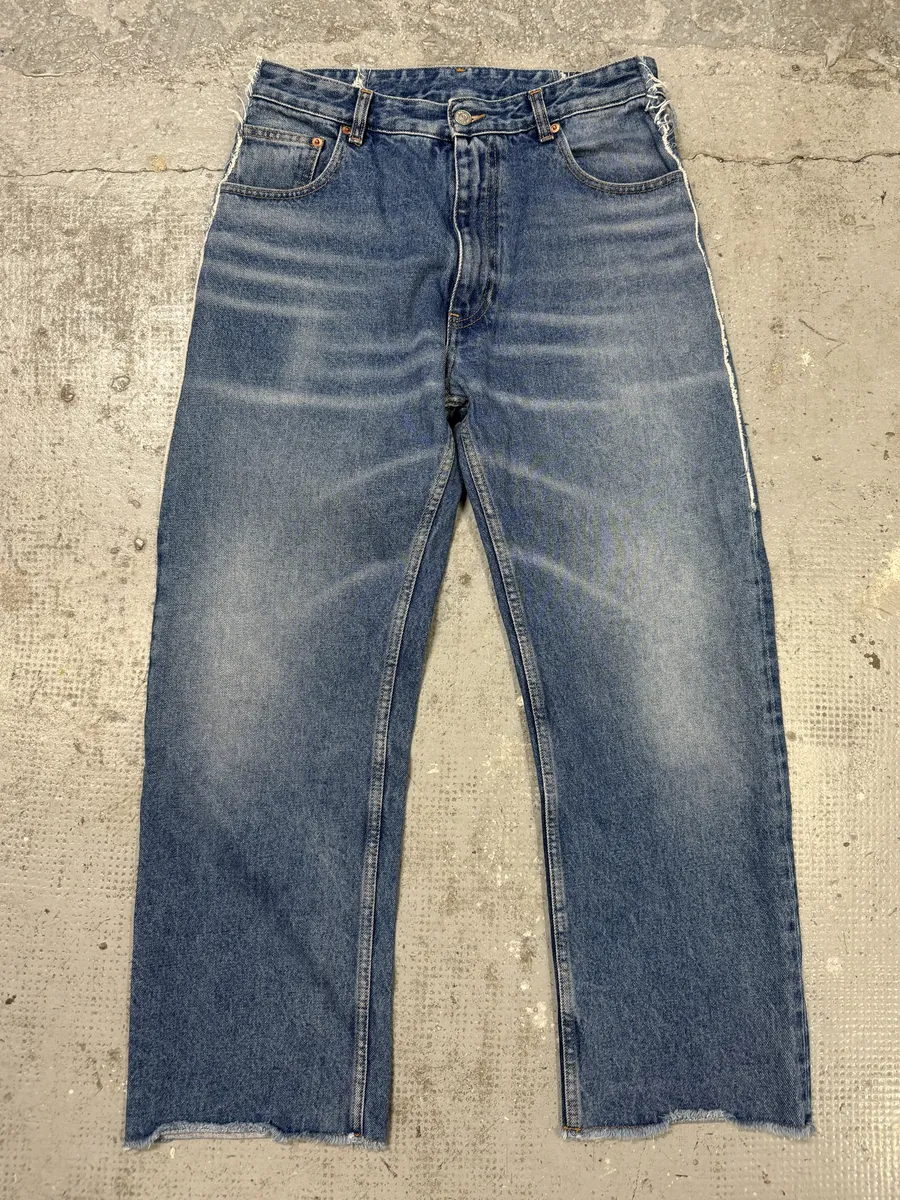 SS2021 Maison Margiela Blue Faded Denim Jeans