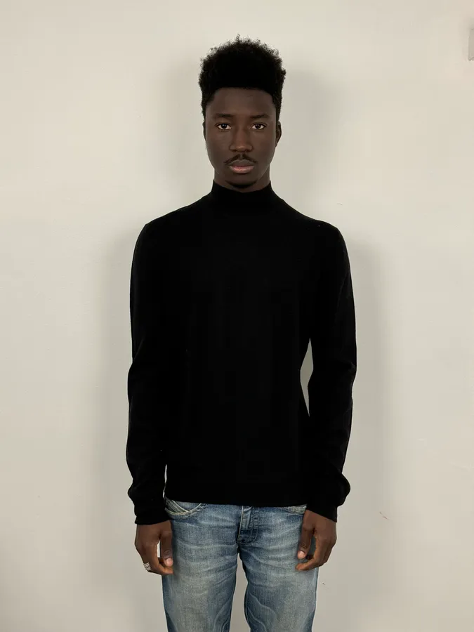 SS2021 Prada Black Wool Turtleneck Sweater - Image 2