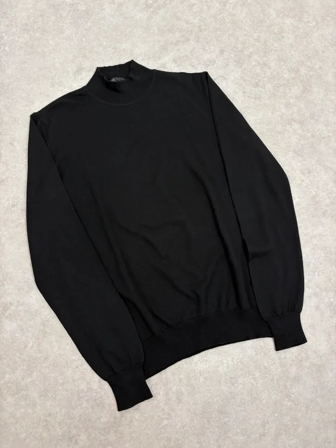 SS2021 Prada Black Wool Turtleneck Sweater - Image 4