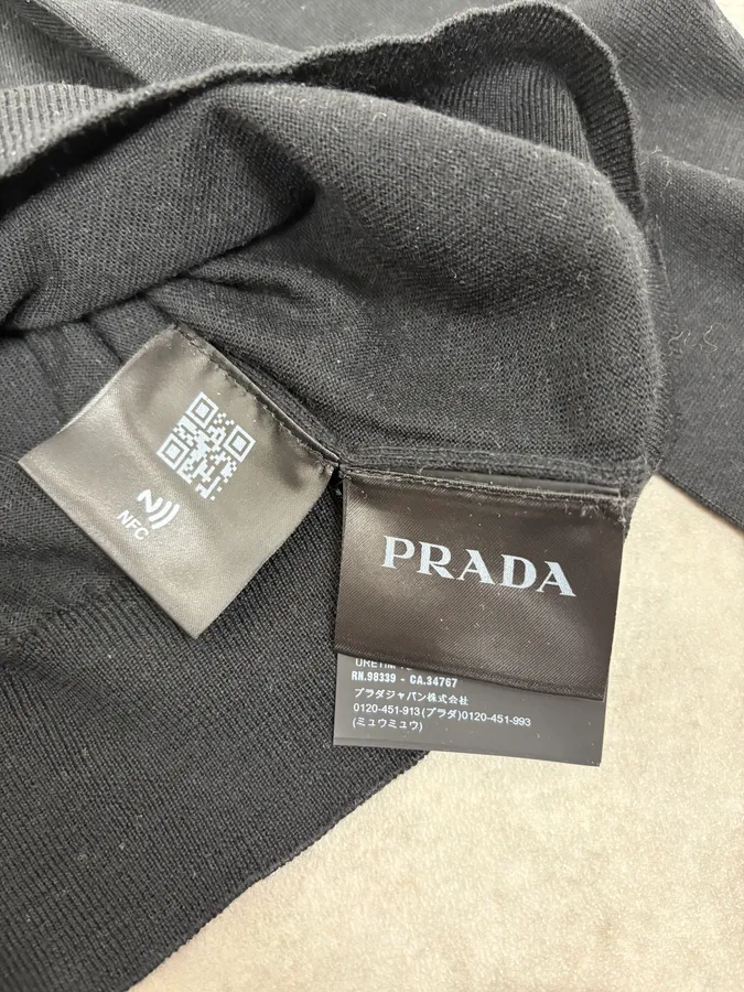 SS2021 Prada Black Wool Turtleneck Sweater - Image 9