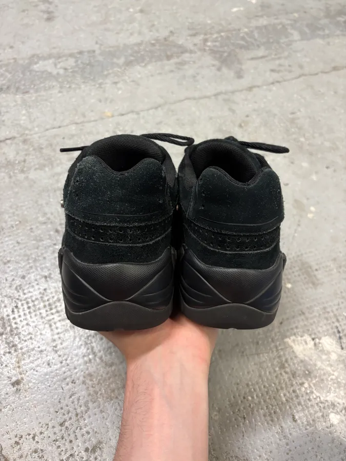 SS2021 Raf Simons Black Suede Runners Sneakers - Image 9