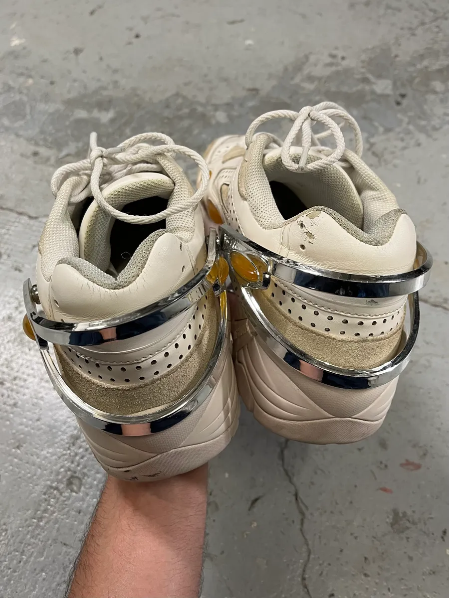 SS2021 Raf Simons Cyclon 21 Creamy Leather Sneakers - Image 8
