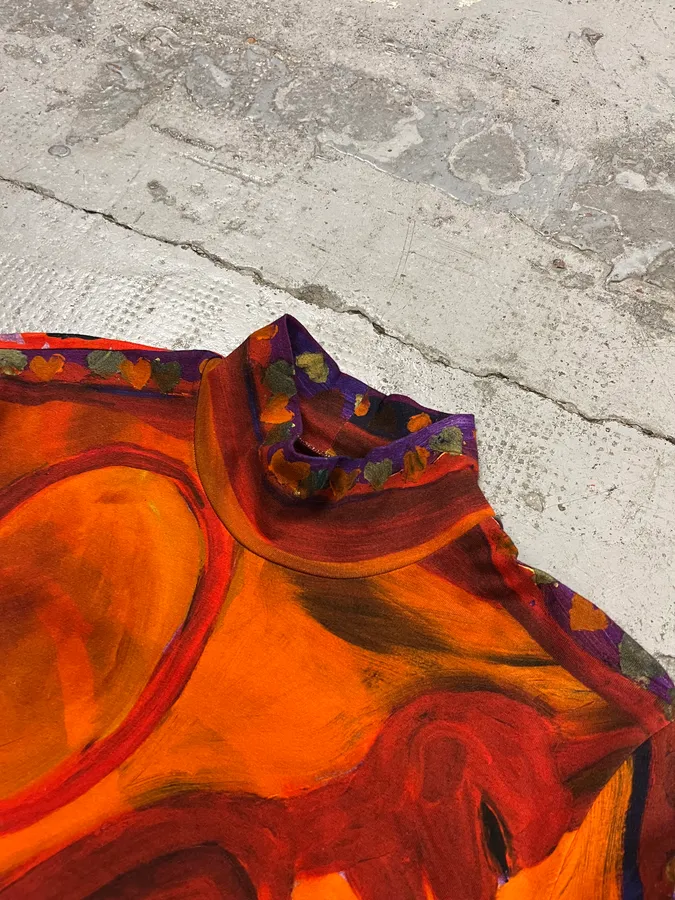 SS2022 Givenchy Josh Smith Smith Demon Abstract Paint Longsleeves - Image 5