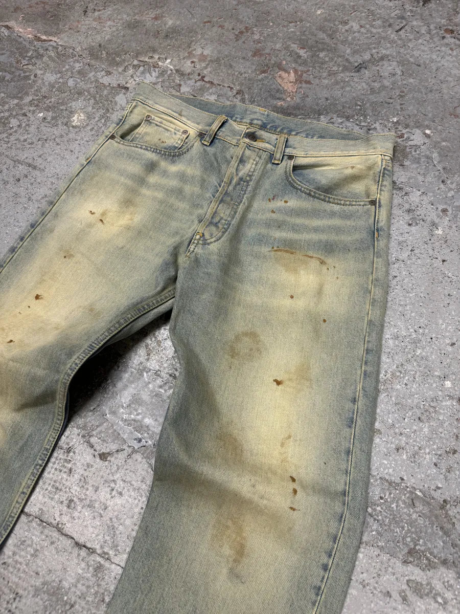 SS2022 Maison Margiela Dirty Faded Denim Jeans - Image 6