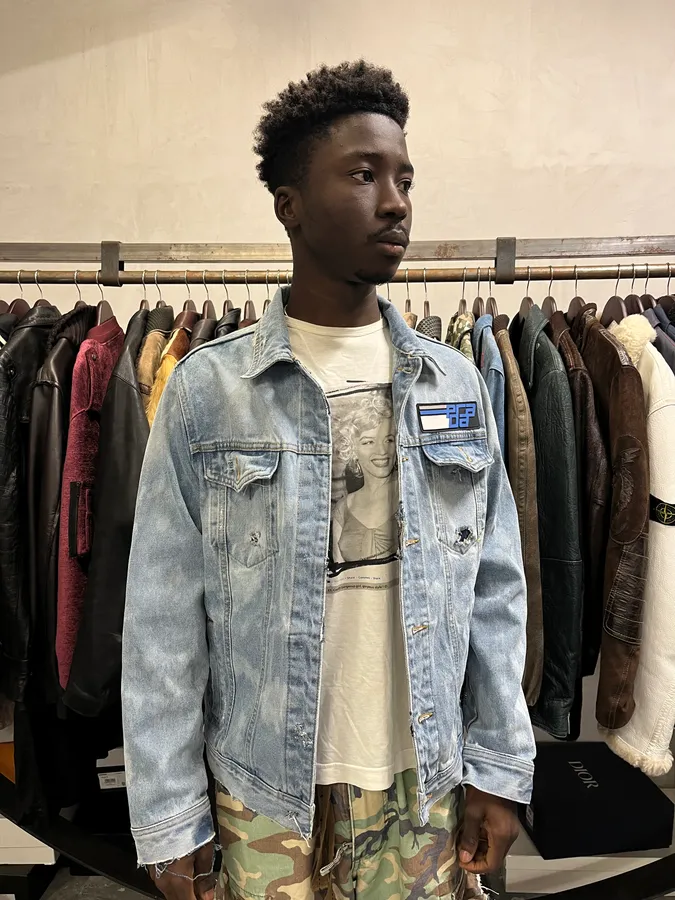 SS2022 Prada Propaganda Blue Denim Jacket - Image 2