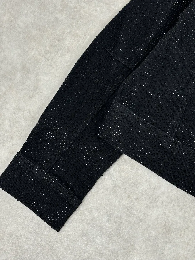 SS2023 Emporio Armani Black Denim Multi-Pocket Denim Jacket - Image 9