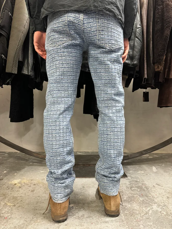 SS2023 Givenchy Blue Logo Denim Jeans - Image 5