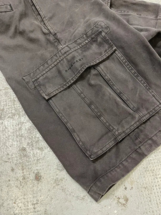 SS2023 Givenchy Cargo Grey Dark Shorts - Image 8