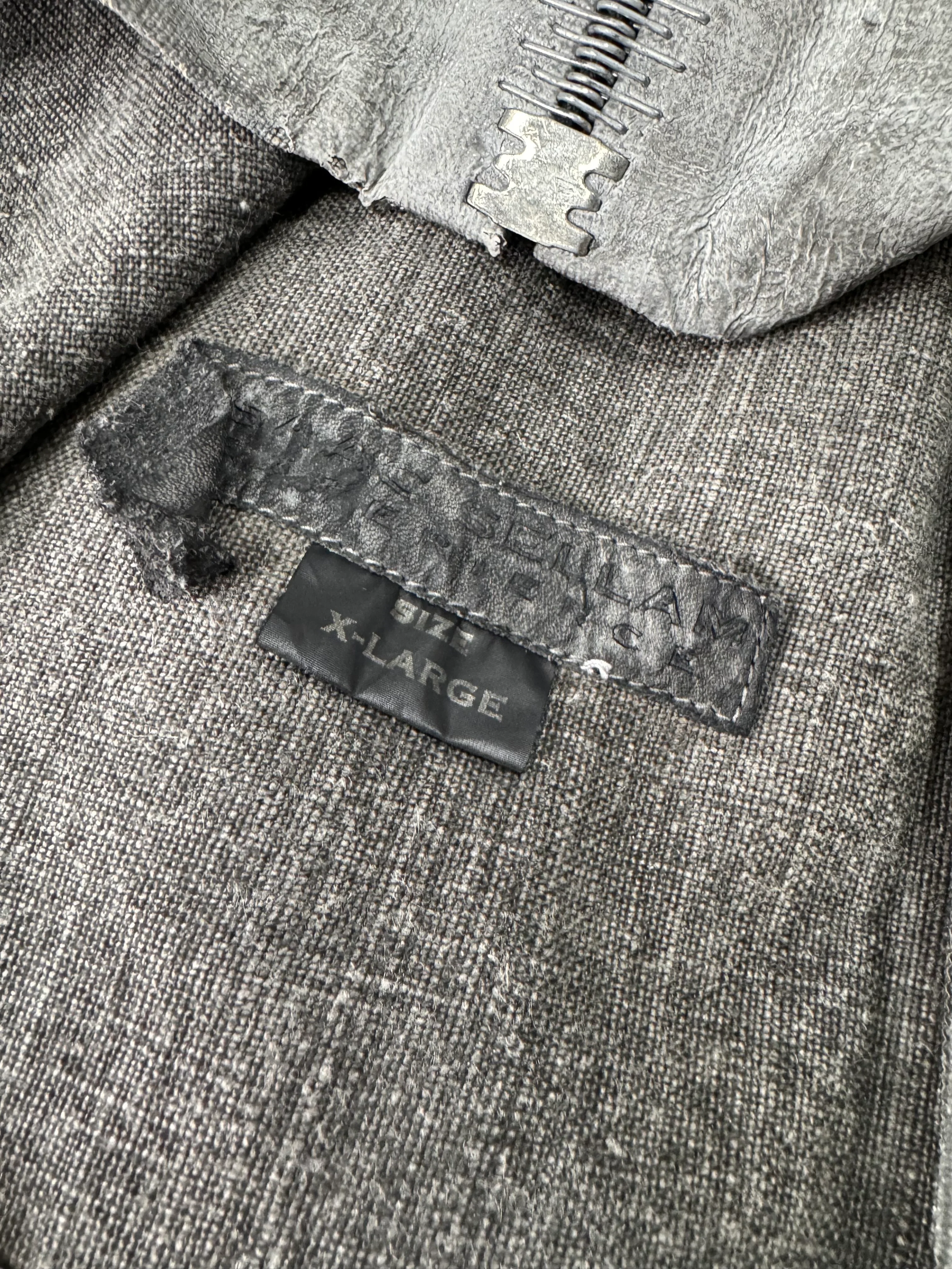 SS2023 Isaac Sellam Metal Spine Linen Reflective Jacket (M) - Image 11