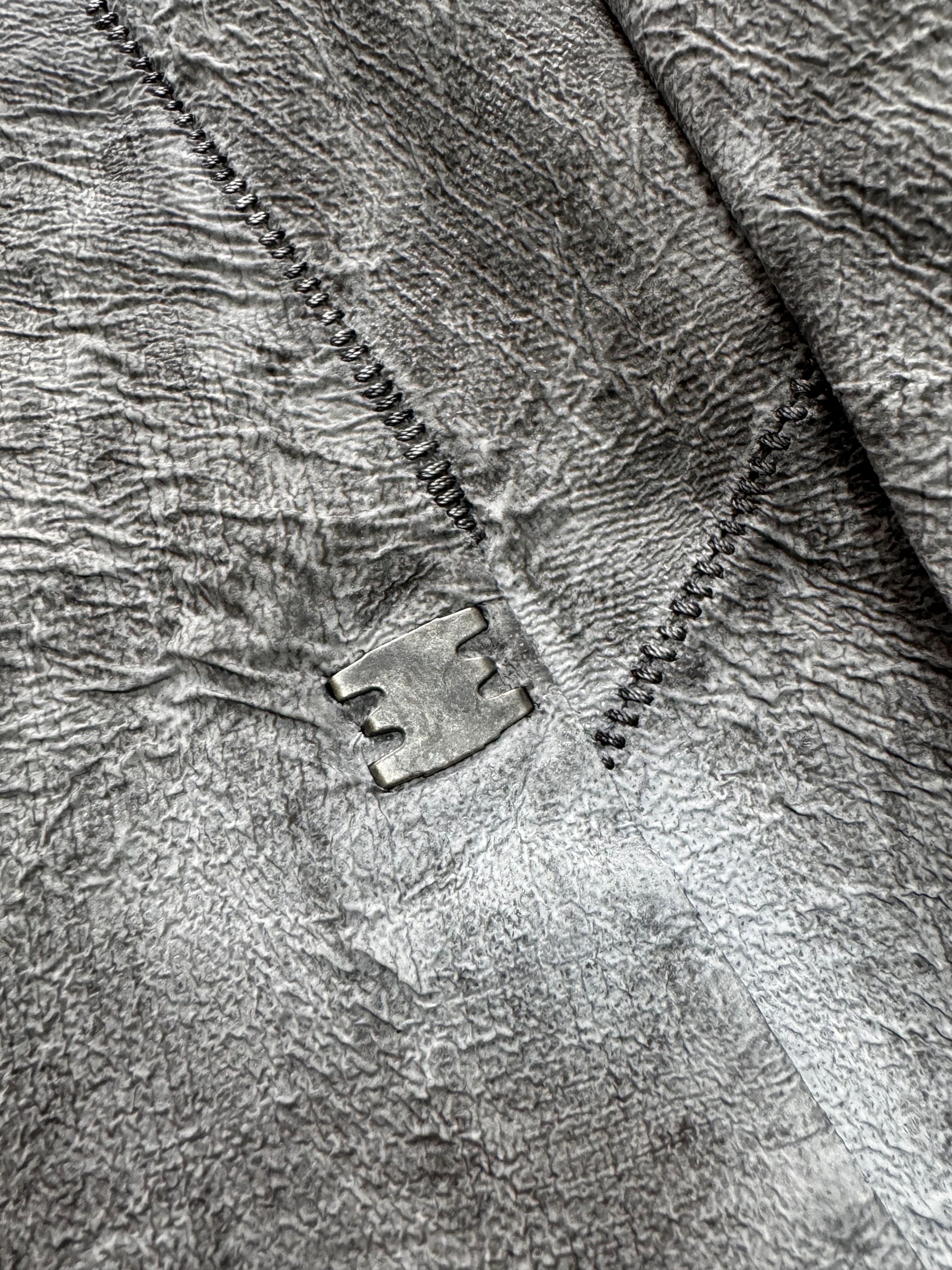 SS2023 Isaac Sellam Metal Spine Linen Reflective Jacket (M) - Image 6