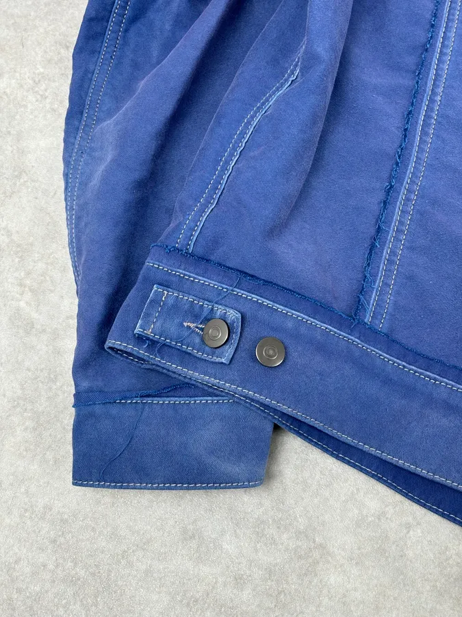 SS2023 Maison Margiela Blue Worker Trucker Jacket - Image 8
