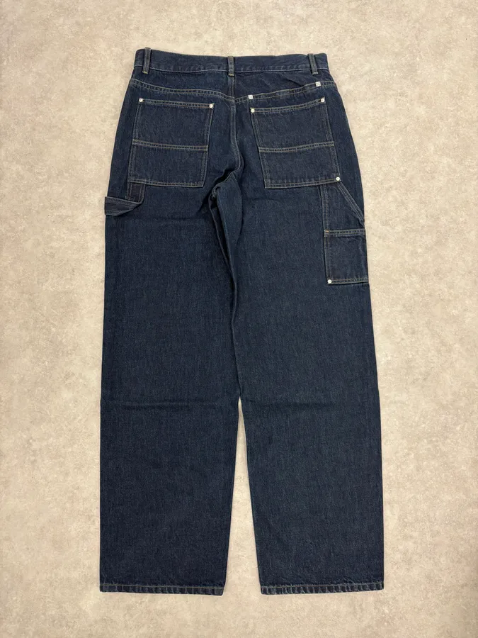 SS2024 Givenchy 4G Cargo Denim Brut Carpenter Jeans - Image 7