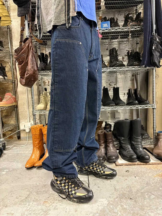 SS2024 Givenchy 4G Cargo Denim Brut Carpenter Jeans - Image 3