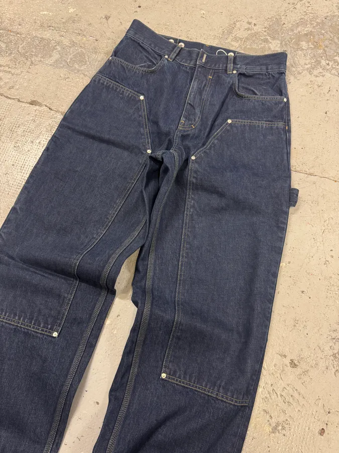 SS2024 Givenchy 4G Cargo Denim Brut Carpenter Jeans - Image 4
