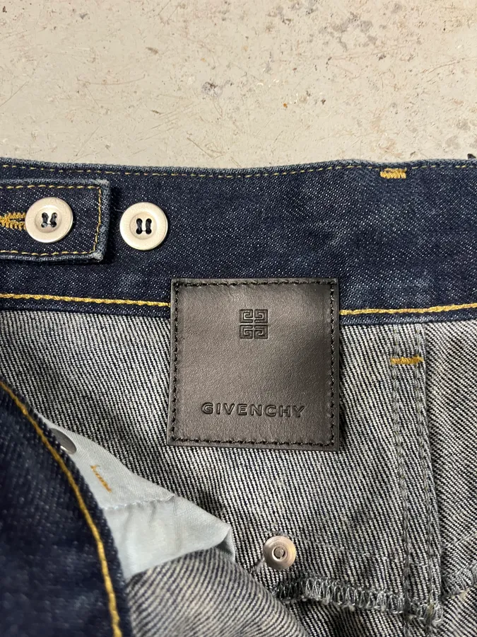 SS2024 Givenchy 4G Cargo Denim Brut Carpenter Jeans - Image 9